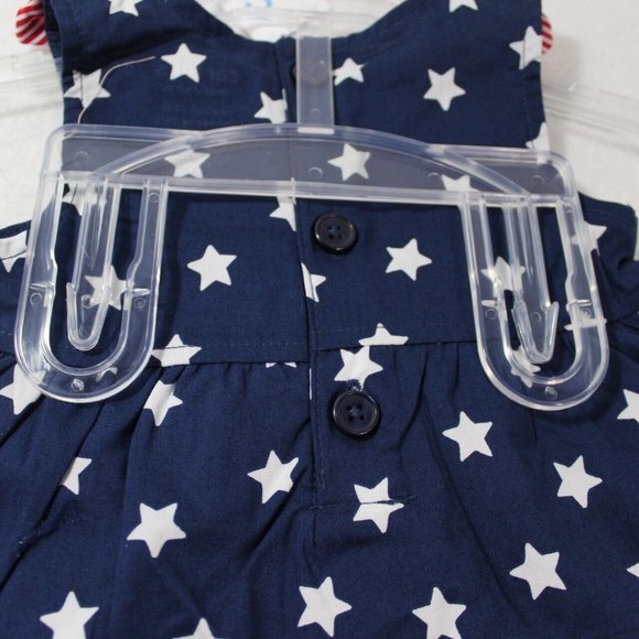 Carter's Child of Mine Baby Girl 2 Piece Patriotic Outfit Set NB 0-3 M Dress - Picture 5 of 5